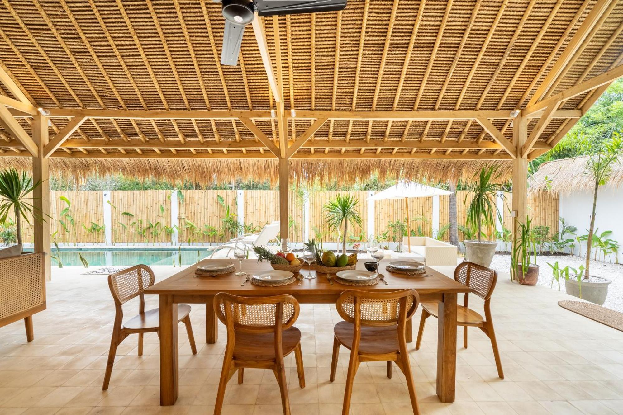 Villa Kelapa Kucing Gili Air Bagian luar foto