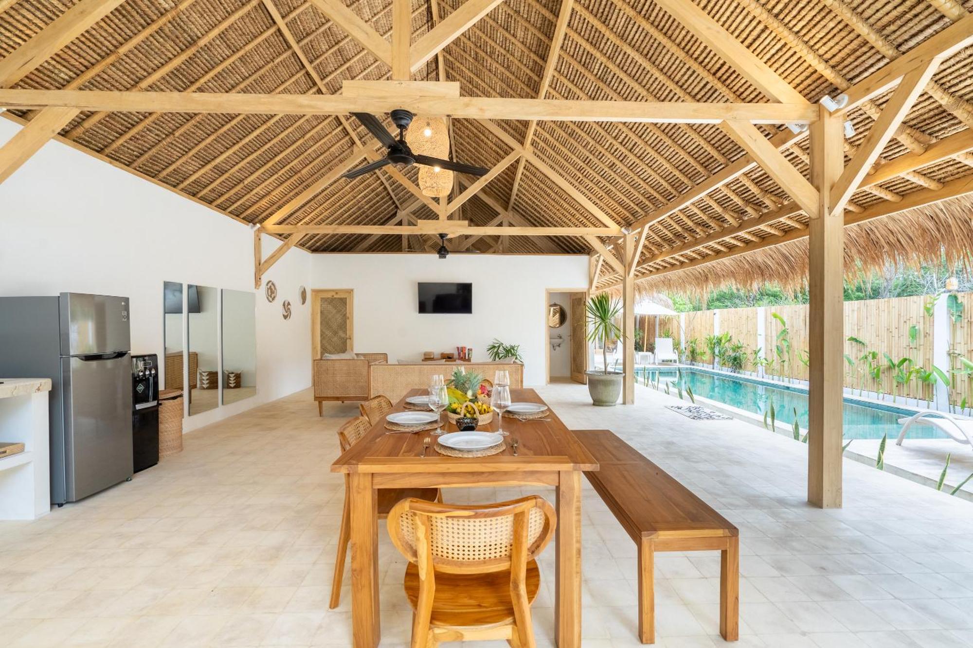Villa Kelapa Kucing Gili Air Bagian luar foto
