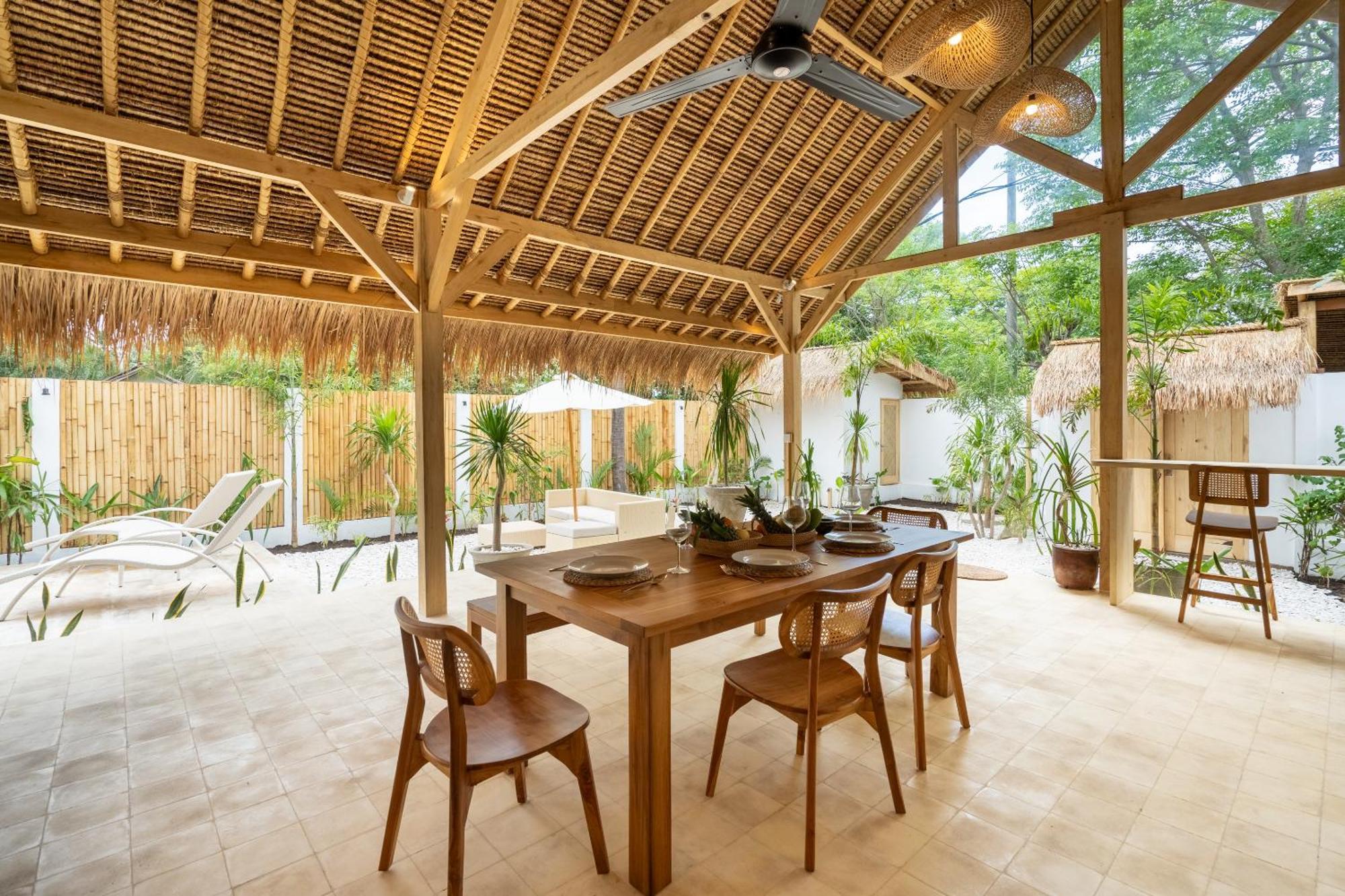 Villa Kelapa Kucing Gili Air Bagian luar foto
