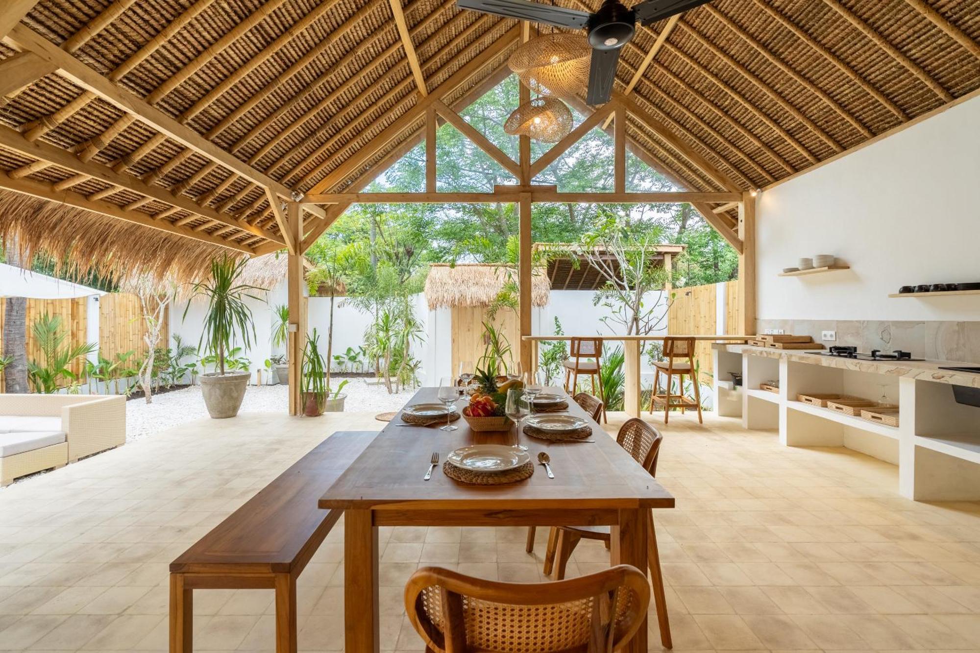 Villa Kelapa Kucing Gili Air Bagian luar foto