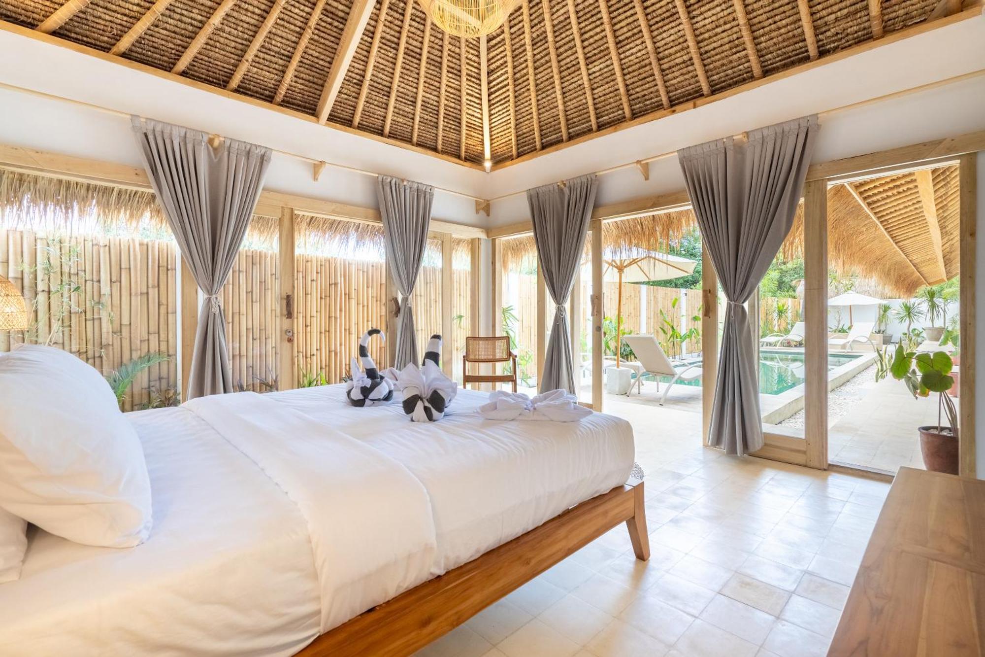 Villa Kelapa Kucing Gili Air Bagian luar foto