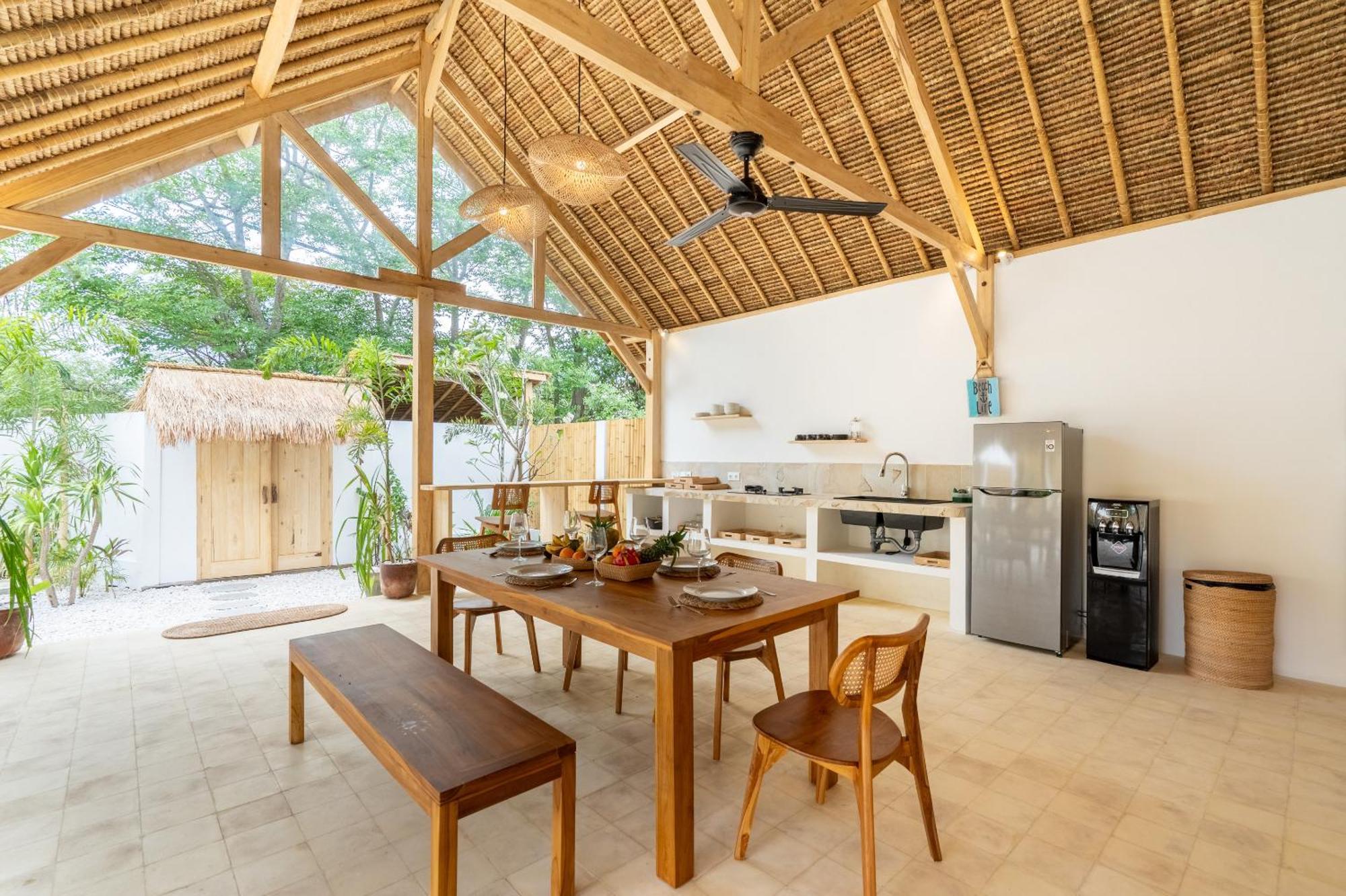 Villa Kelapa Kucing Gili Air Bagian luar foto