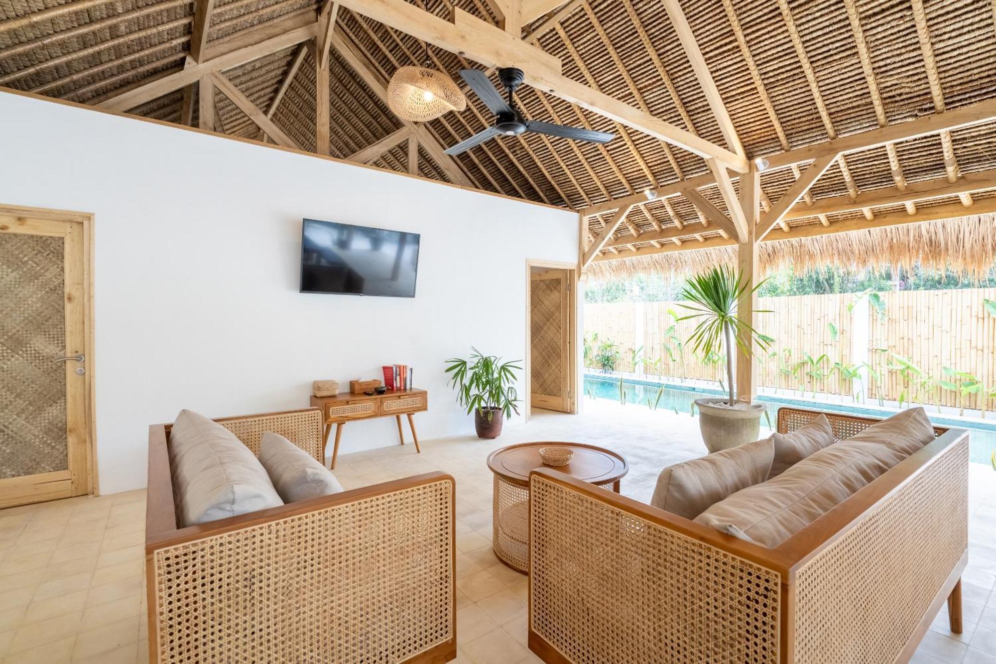 Villa Kelapa Kucing Gili Air Bagian luar foto