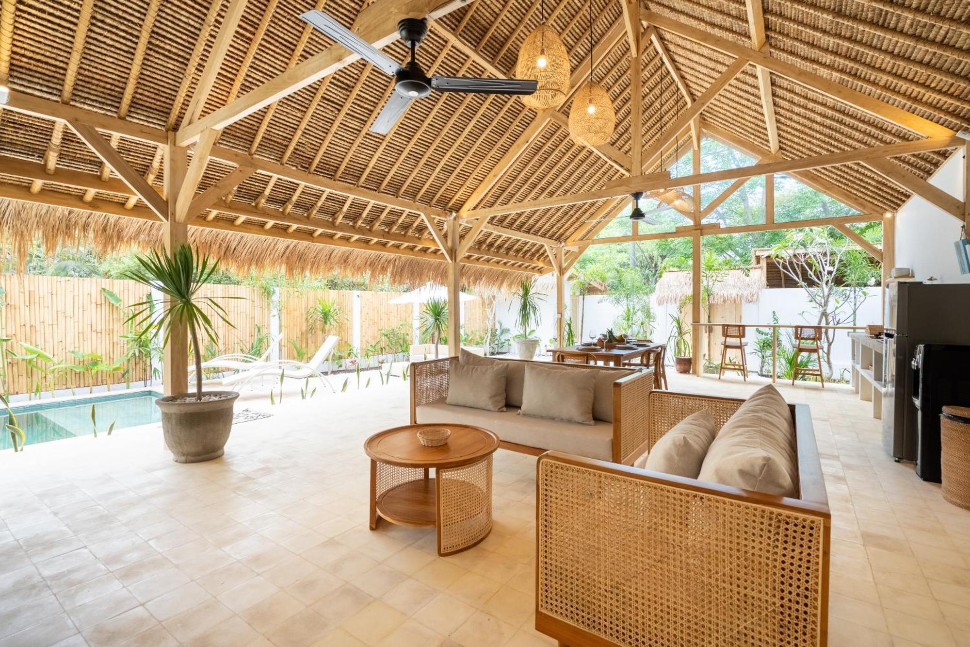Villa Kelapa Kucing Gili Air Bagian luar foto