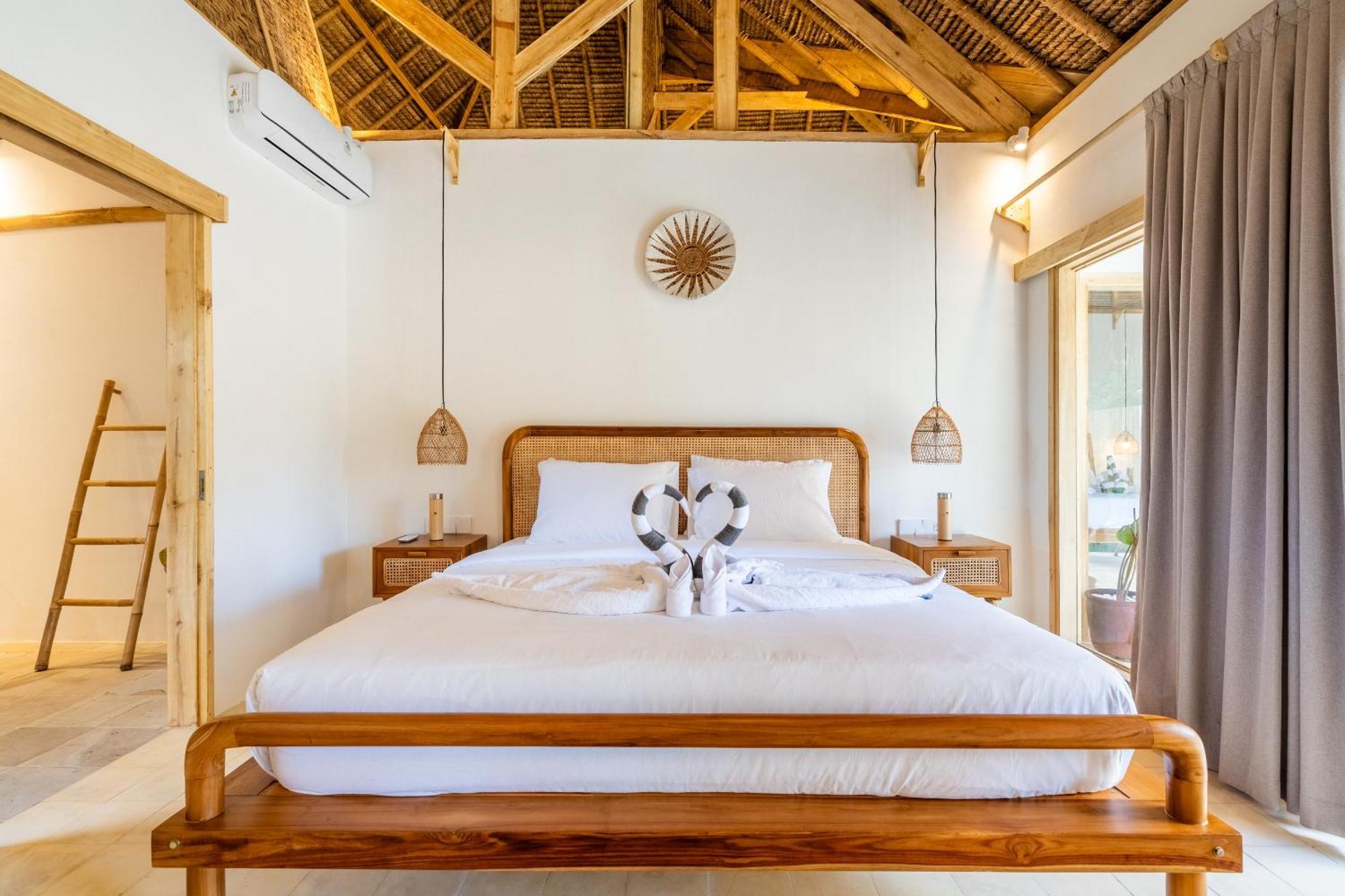 Villa Kelapa Kucing Gili Air Bagian luar foto