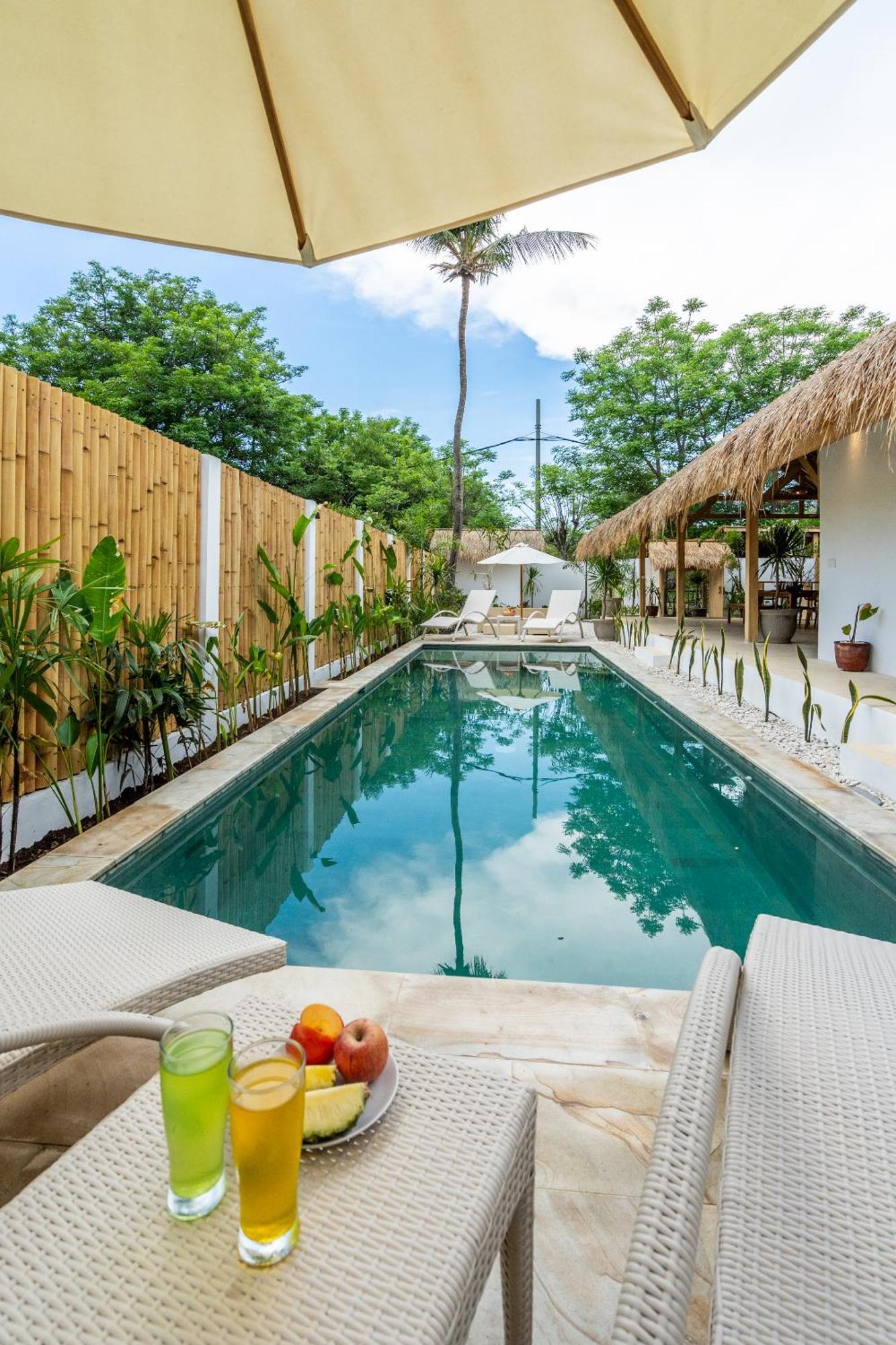 Villa Kelapa Kucing Gili Air Bagian luar foto