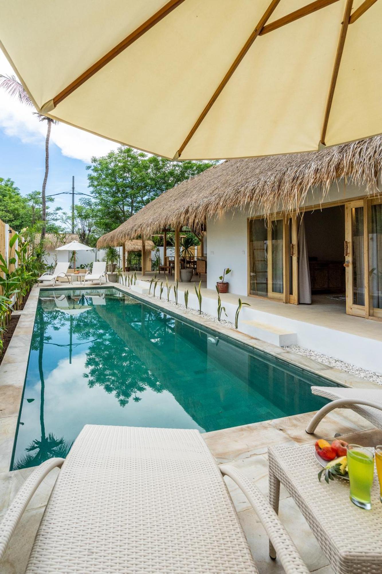 Villa Kelapa Kucing Gili Air Bagian luar foto