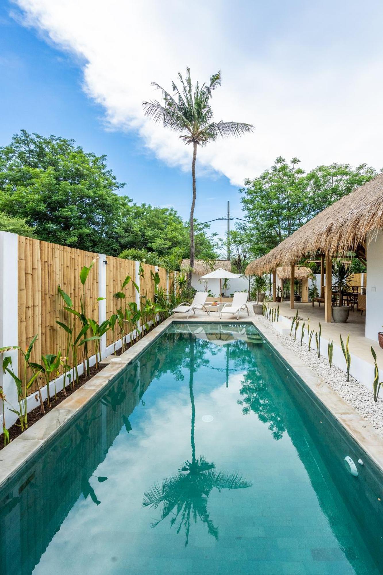 Villa Kelapa Kucing Gili Air Bagian luar foto