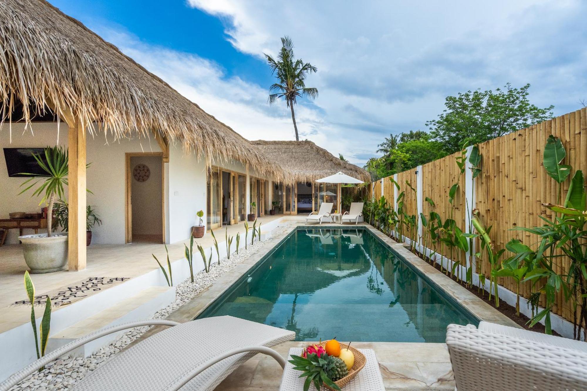 Villa Kelapa Kucing Gili Air Bagian luar foto