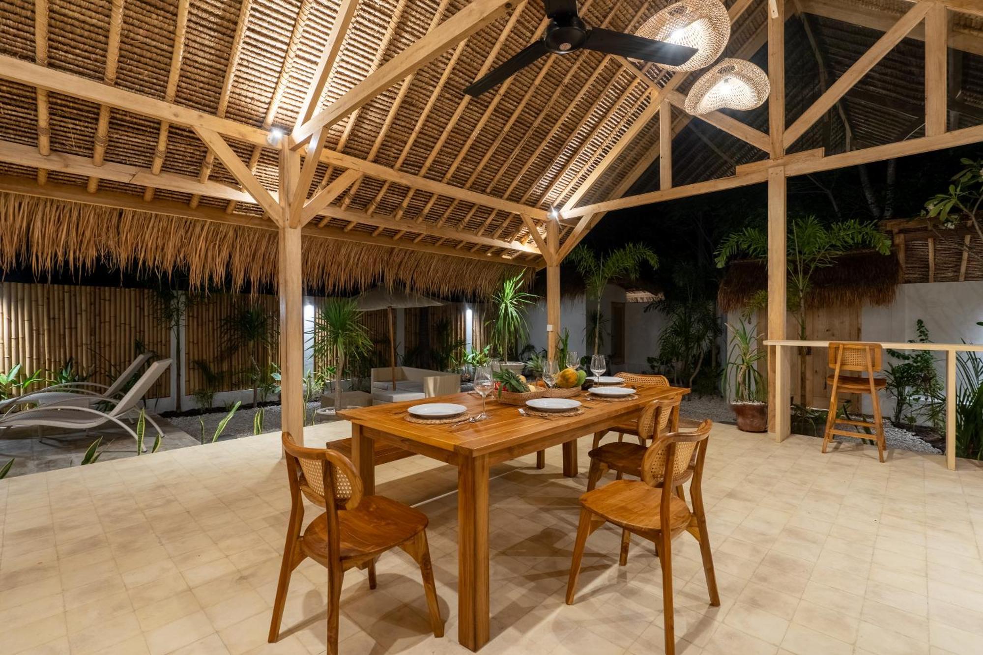 Villa Kelapa Kucing Gili Air Bagian luar foto