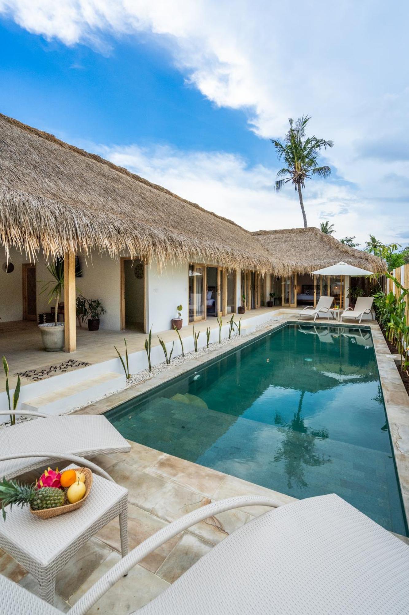 Villa Kelapa Kucing Gili Air Bagian luar foto
