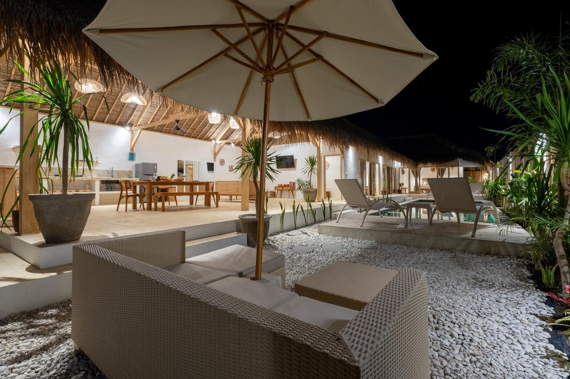 Villa Kelapa Kucing Gili Air Bagian luar foto