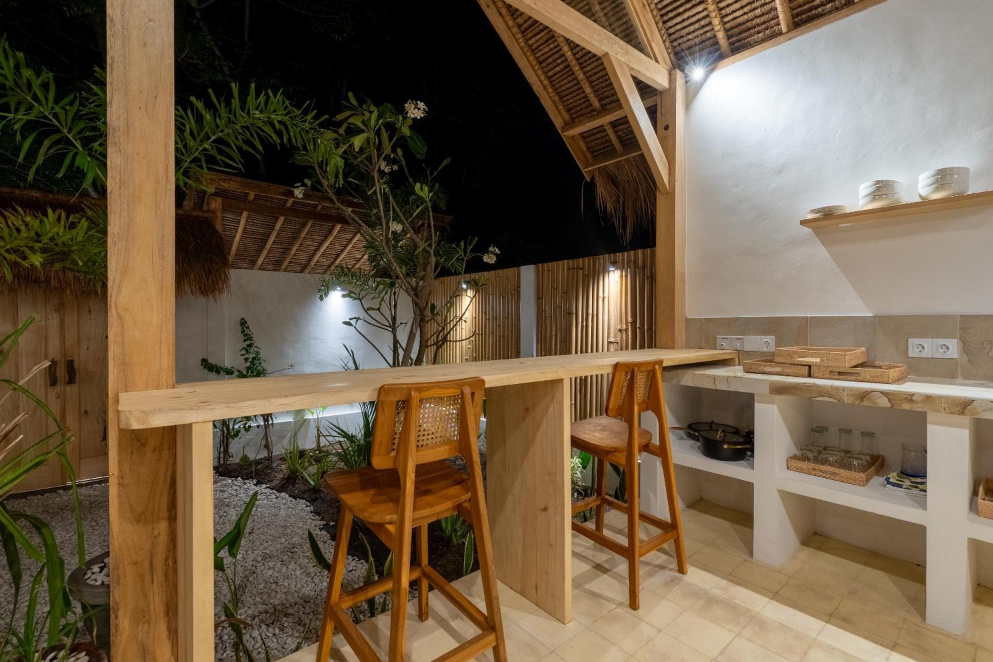 Villa Kelapa Kucing Gili Air Bagian luar foto