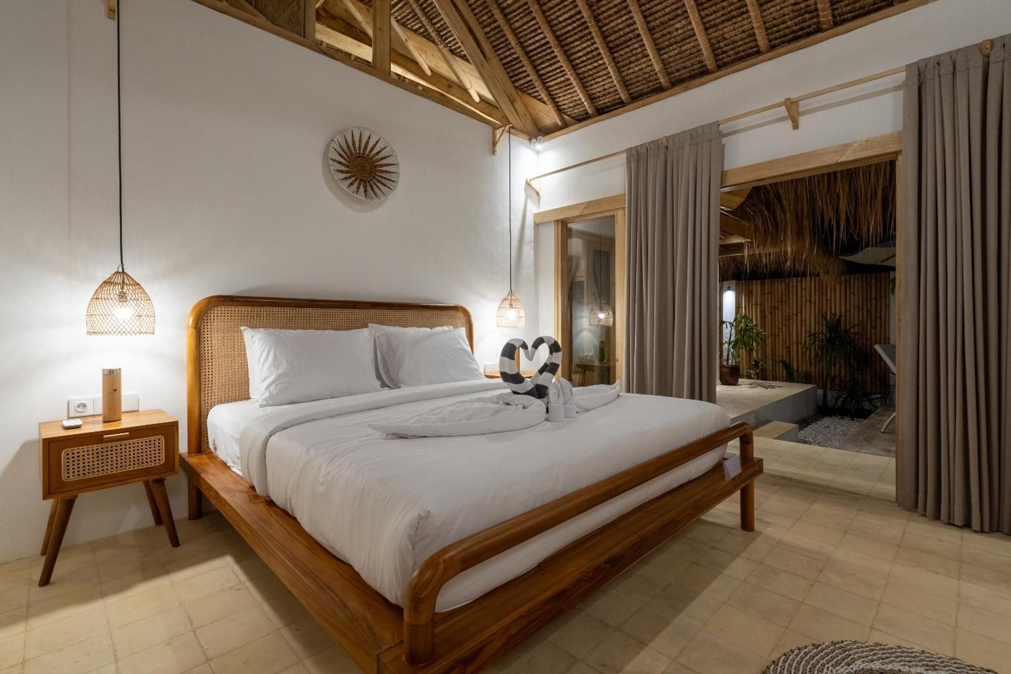 Villa Kelapa Kucing Gili Air Bagian luar foto