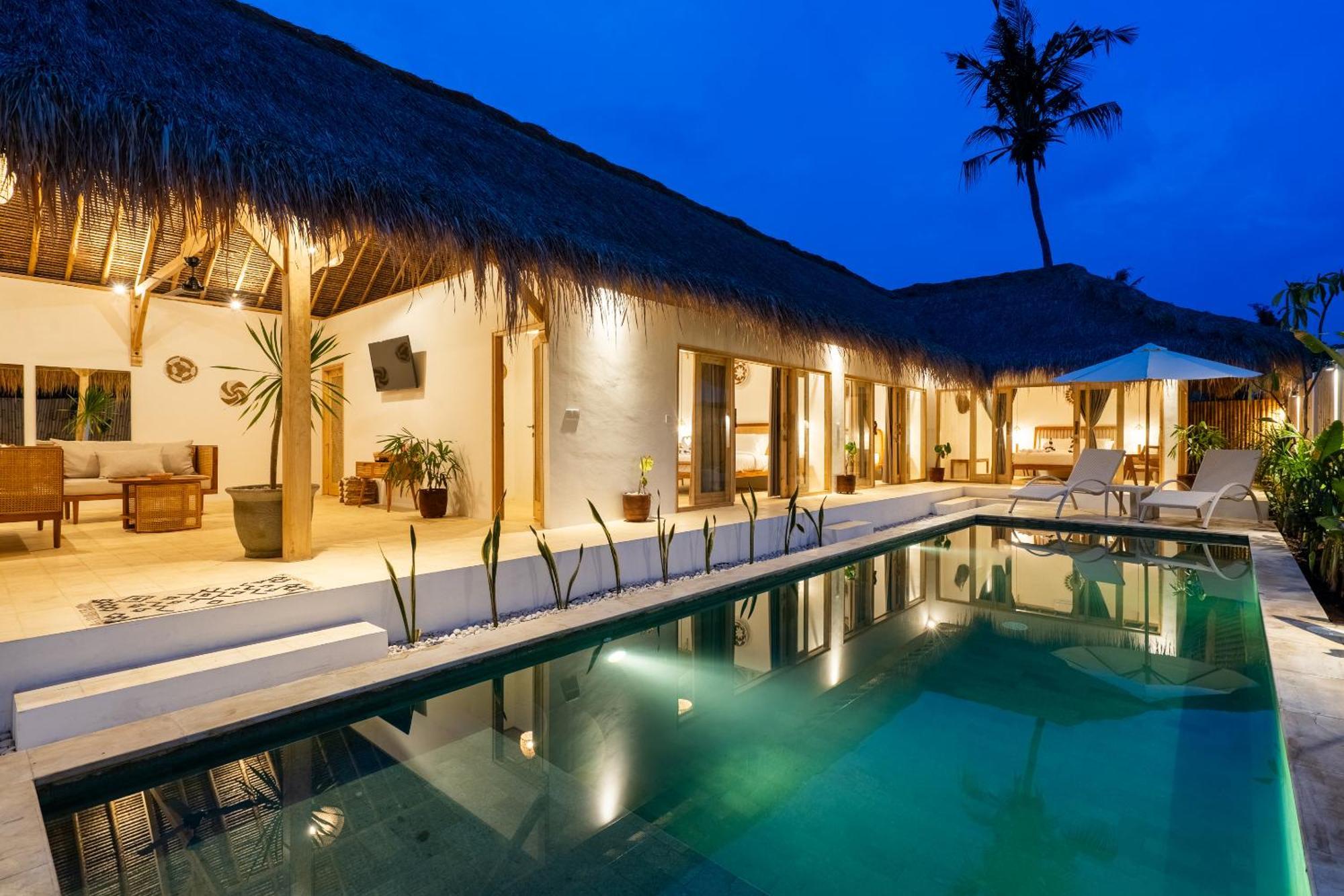 Villa Kelapa Kucing Gili Air Bagian luar foto