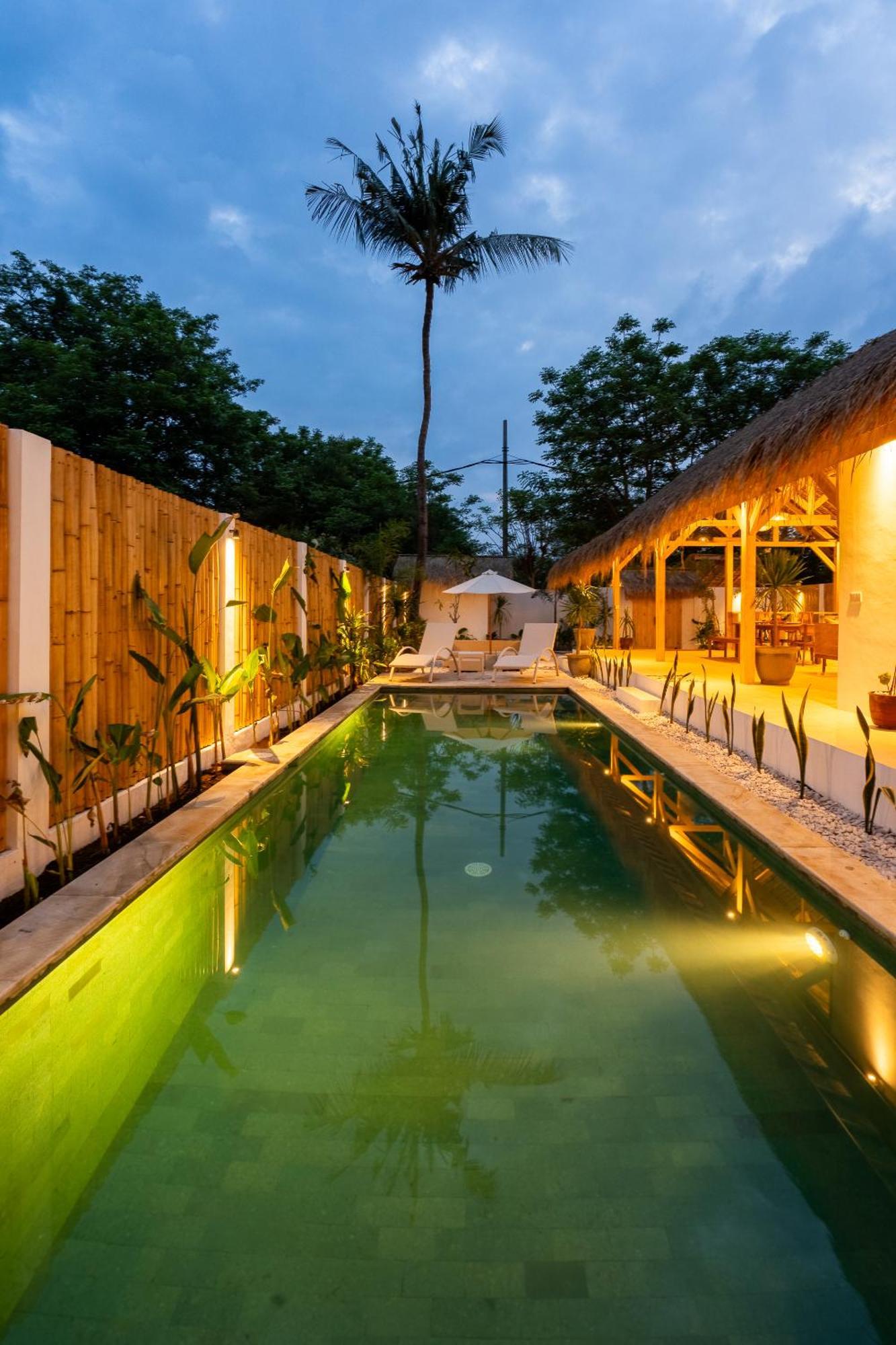Villa Kelapa Kucing Gili Air Bagian luar foto