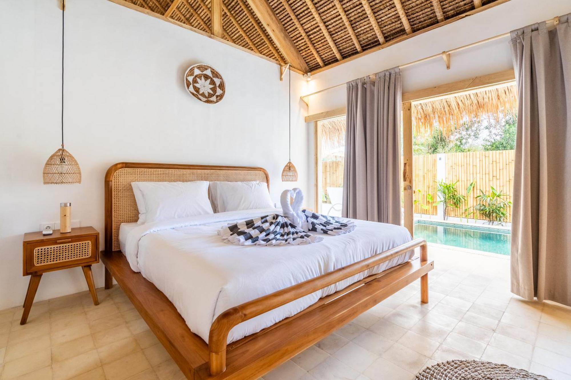 Villa Kelapa Kucing Gili Air Bagian luar foto