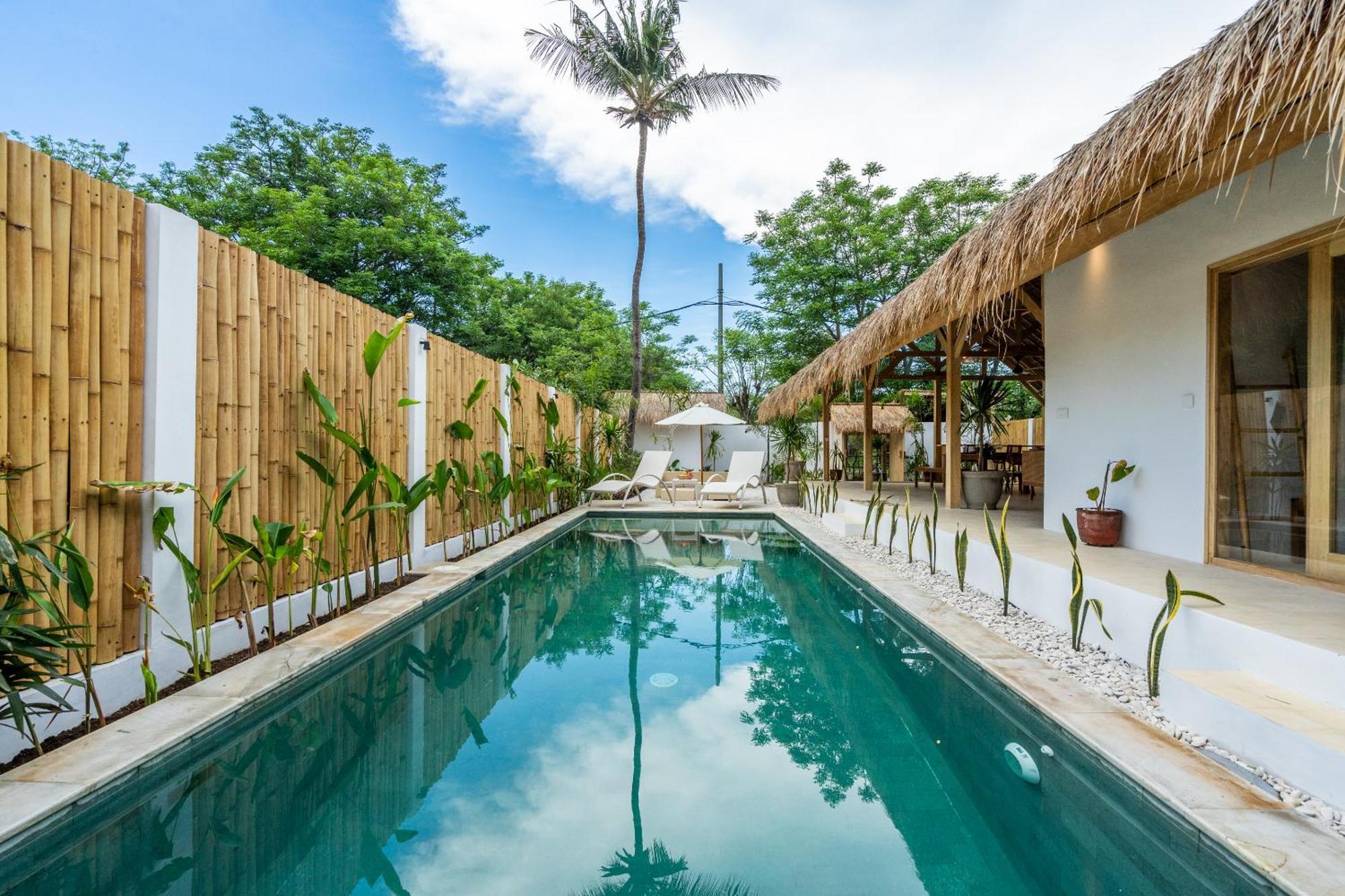 Villa Kelapa Kucing Gili Air Bagian luar foto